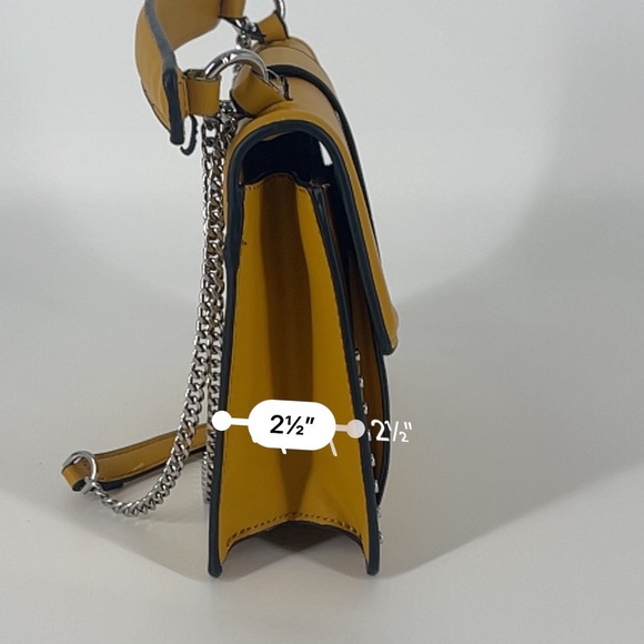 Topshop Yellow Crossbody Bag (PA3#1) - Picture 14 of 14